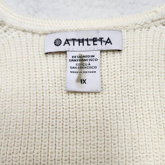 Athleta Hanover Refined V-Neck Sweater 1X - Picture 5 of 8